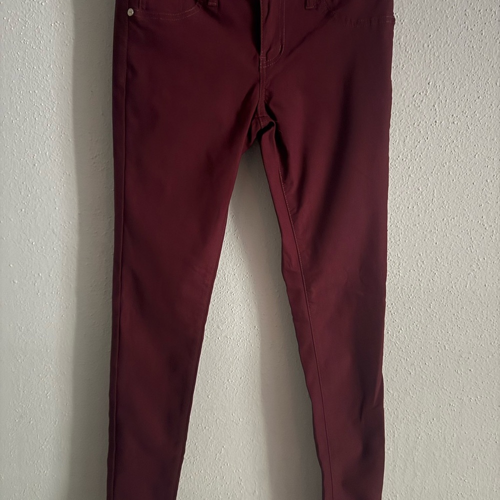 VIP Women's Burgundy Skinny Jeans